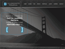 Tablet Screenshot of illuminatefinancial.com
